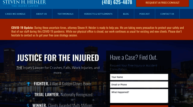 theinjurylawyermd.com