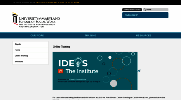 theinstitutecf.umaryland.edu