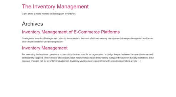 theinventorymanagement.com