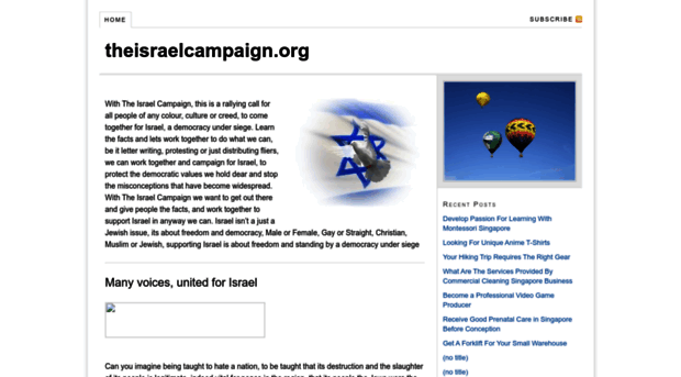 theisraelcampaign.org