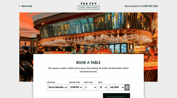 theivysoho.ivybookings.com