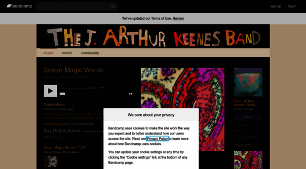 thejarthurkeenesband.bandcamp.com