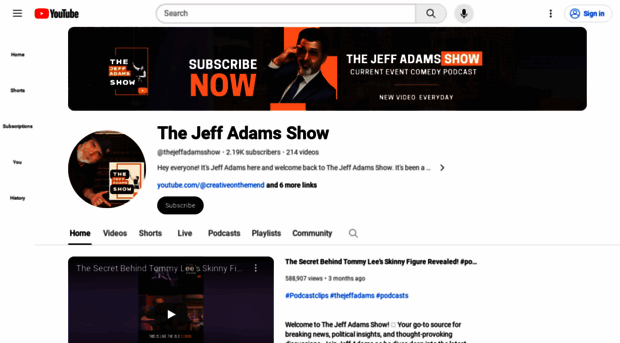 thejeffadamsshow.tv