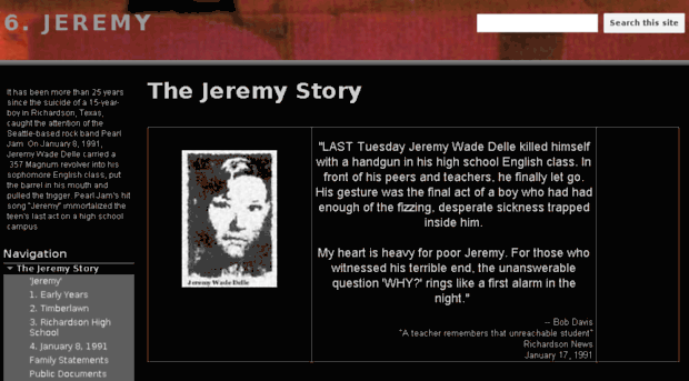 thejeremystory.com