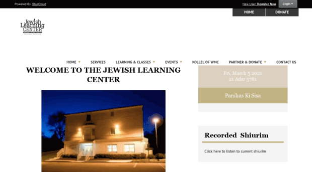 thejewishlearningcenter.shulcloud.com