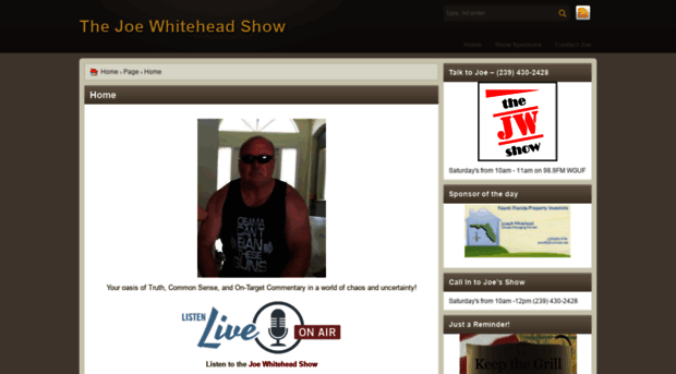 thejoewhiteheadshow.com