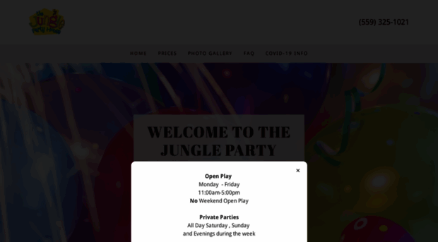 thejunglepartyhouse.com