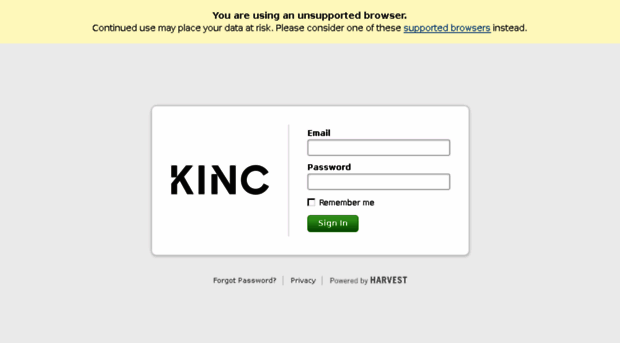 thekinc.harvestapp.com
