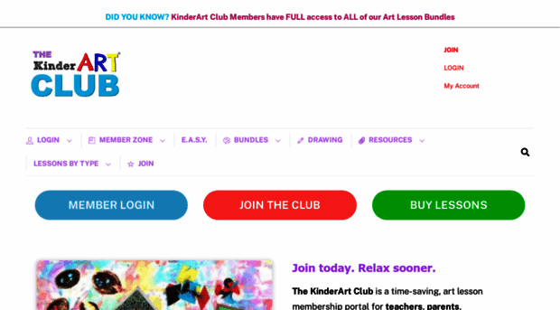 thekinderartclub.com