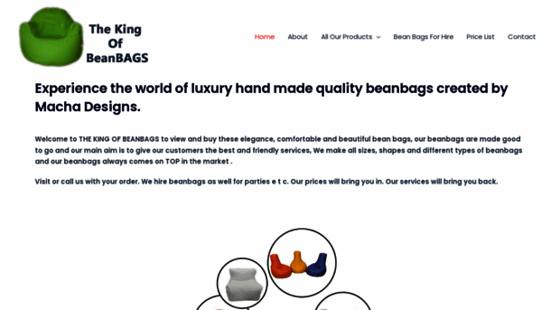 thekingofbeanbags.co.za