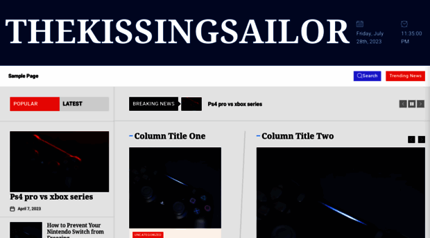 thekissingsailor.com