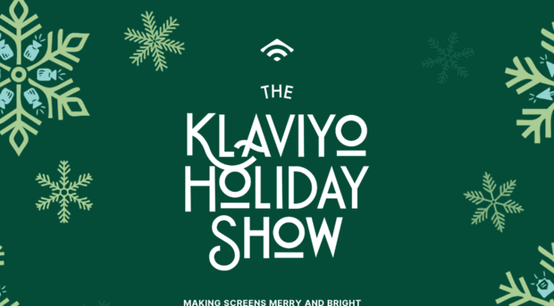 theklaviyoholidayshow.splashthat.com