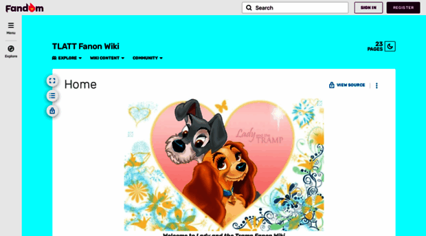 theladyandthetrampfanon.fandom.com