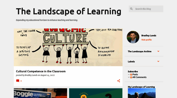 thelandscapeoflearning.com