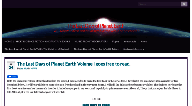 thelastdaysofplanetearth.co.uk