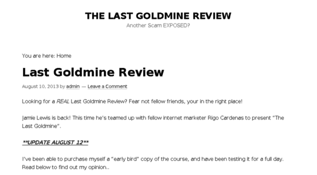 thelastgoldminereview.net