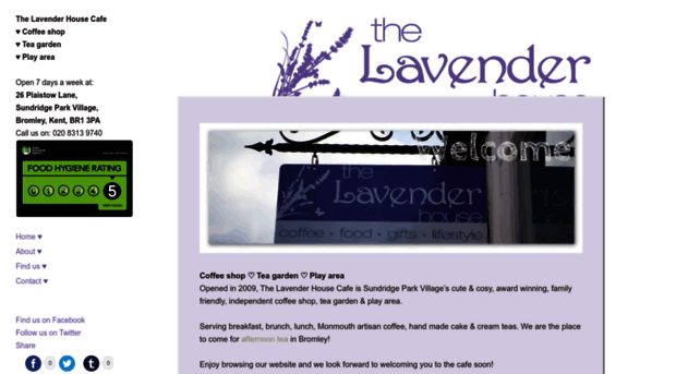 thelavenderhousecafe.co.uk