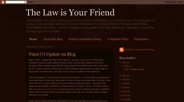 thelawisyourfriend.blogspot.com