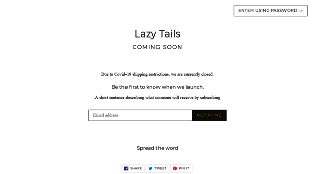 thelazytails.com