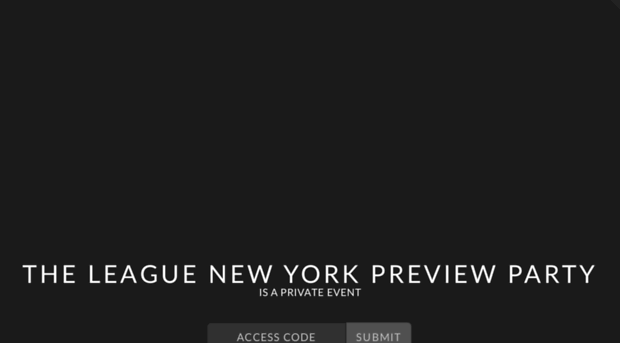 theleaguenyc.splashthat.com