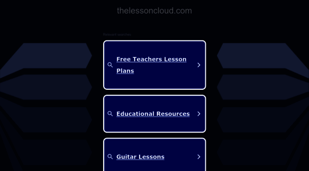 thelessoncloud.com