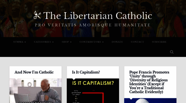 thelibertariancatholic.com