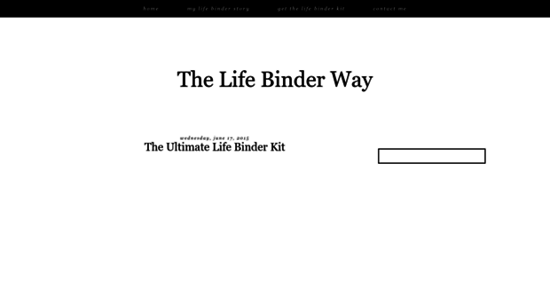 thelifebinderway.blogspot.com