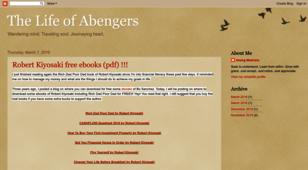 thelifeofabengers.blogspot.com