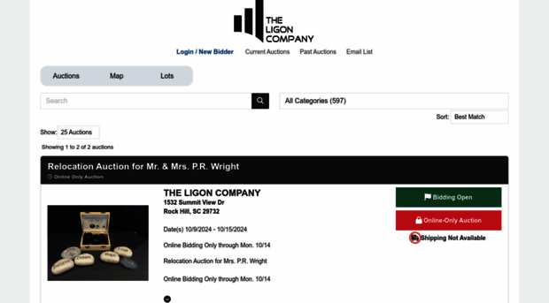 theligoncompany.hibid.com