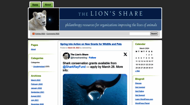 thelionsshareblog.com