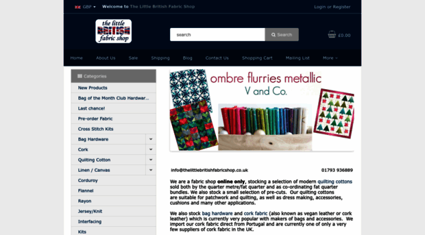 thelittlebritishfabricshop.co.uk