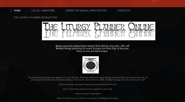 theliturgyplanner.org