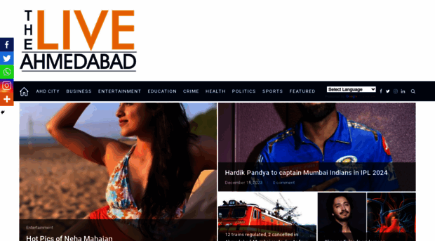 theliveahmedabad.com