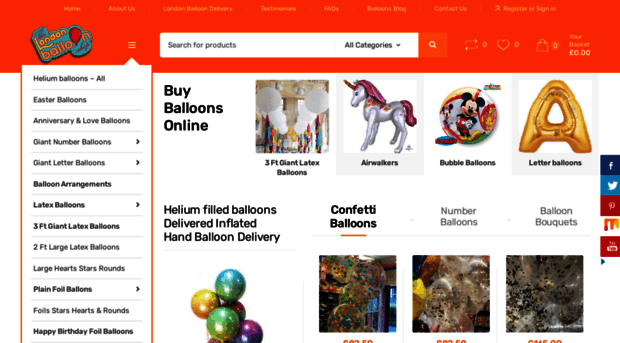 thelondonballoonshop.com