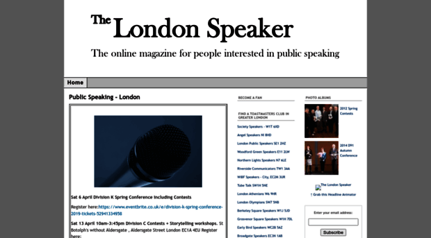 thelondonspeaker.com