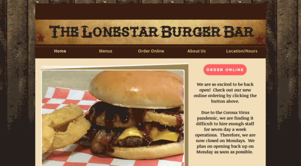 thelonestarburgerbar.com