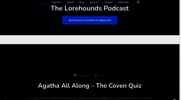 thelorehounds.com