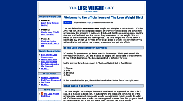 theloseweightdiet.com