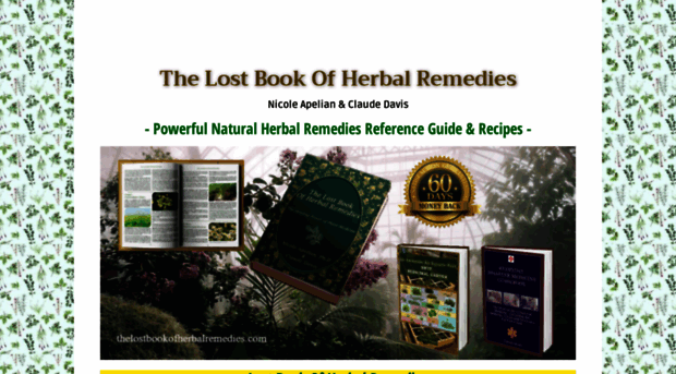 thelostbookofherbalremedies.com