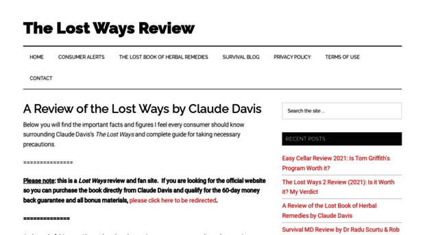 thelostwaysreview.eubookshop.com