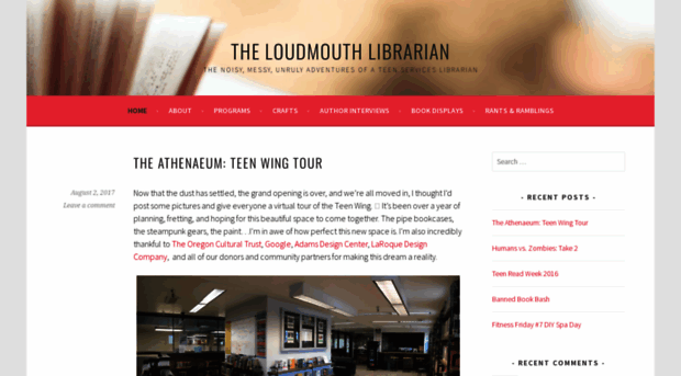 theloudmouthlibrarian.com