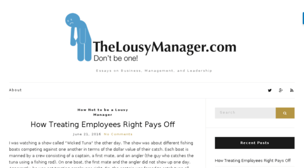 thelousymanager.com
