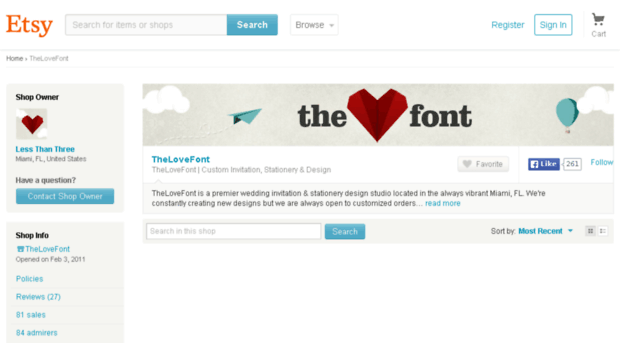 thelovefont.com