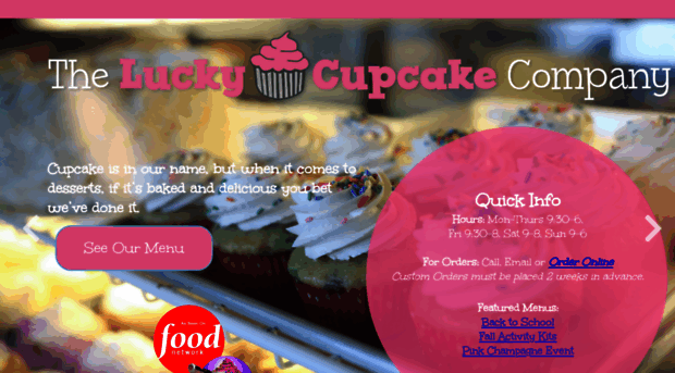 theluckycupcakecompany.com