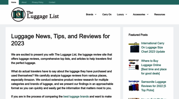 theluggagelist.com
