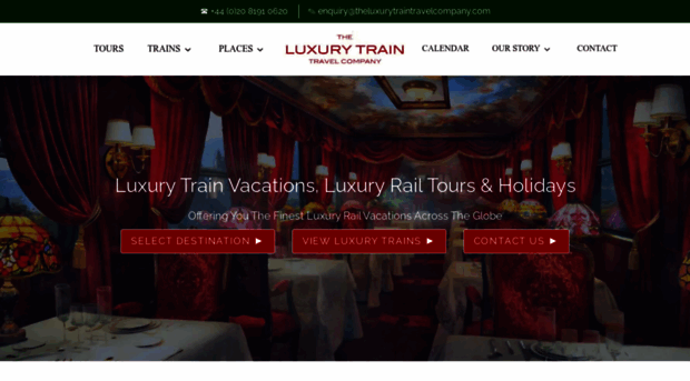 theluxurytraintravelcompany.com