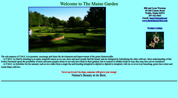 themainegarden.com