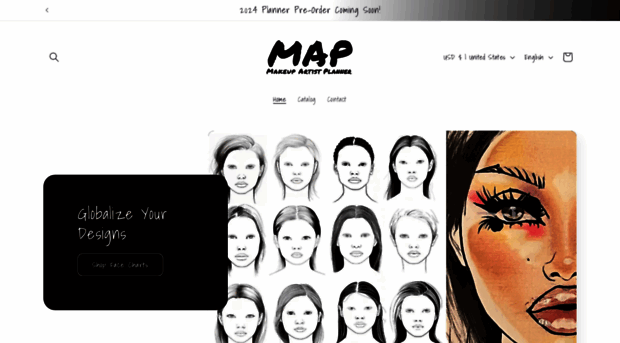 themakeupartistplanner.com