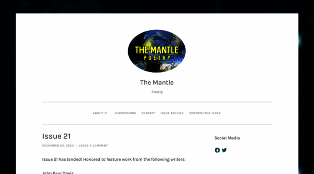 themantlepoetry.com