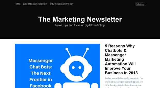 themarketingnewsletter.com